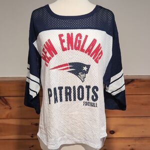 New England Patriots Mesh Jersey Top